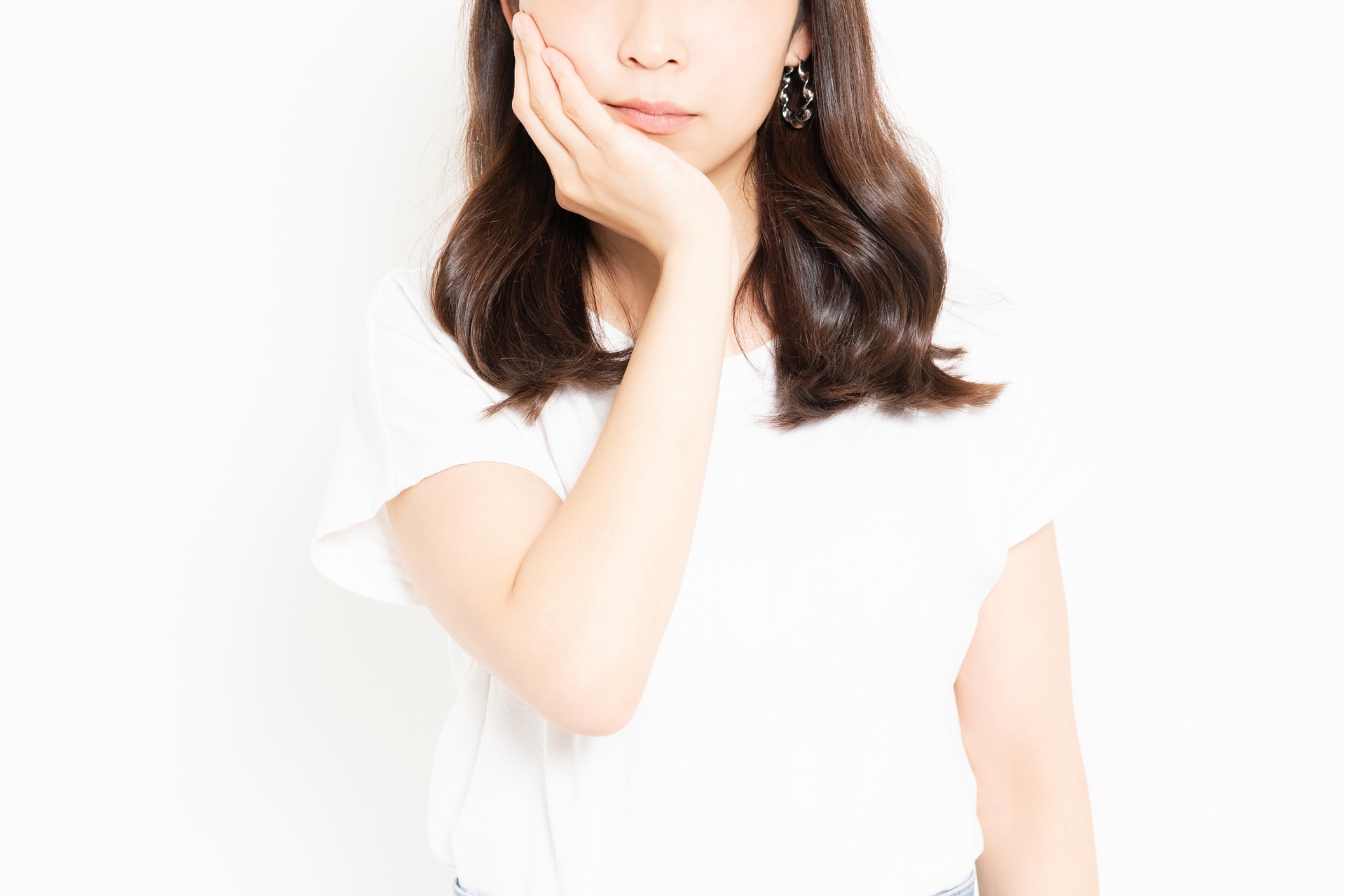 歯が気になる女性