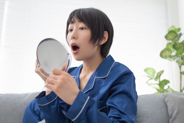 自分でむし歯をチェックするための準備
