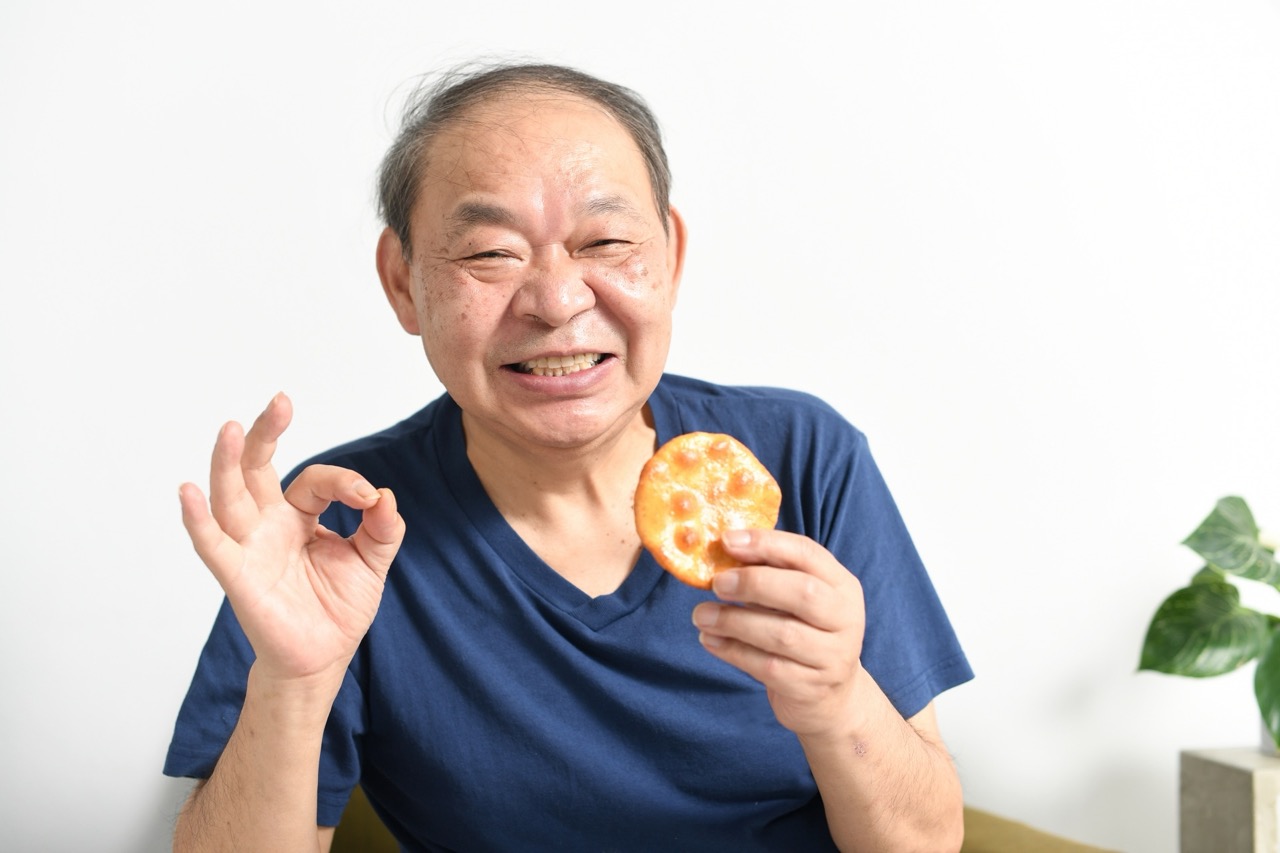 硬いものを食べられる高性