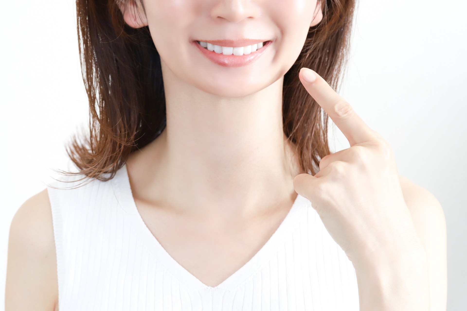 笑顔の女性 デンタルケアイメージ