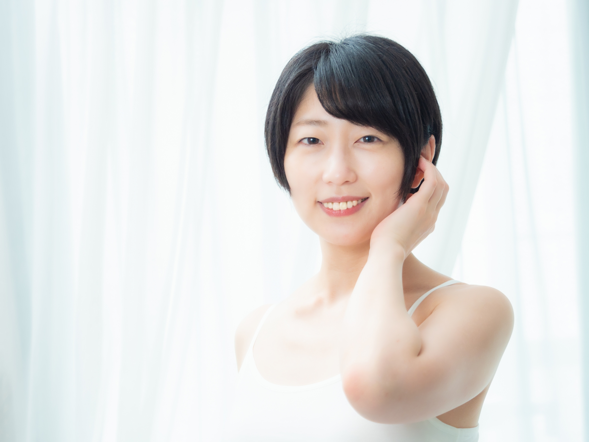 爽やかな女性